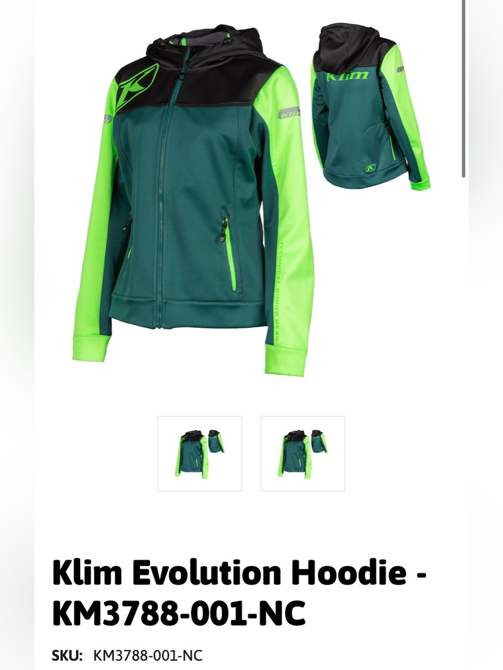 Klim Evo jacket 💚